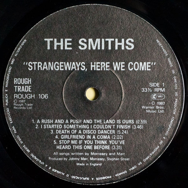 The Smiths : Strangeways, Here We Come (LP, Album)