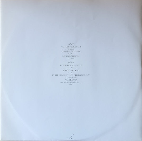 Caetano Veloso : Caetano Veloso (A Little More Blue) (LP, Album, RE)