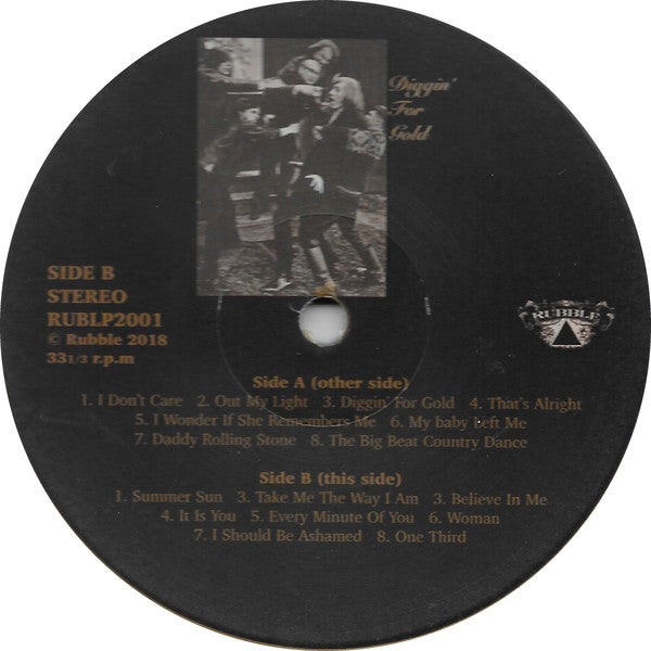 Various : Diggin’ For Gold • Volume 1 (LP, Album, Comp, Ltd, Num, RE, Gol)