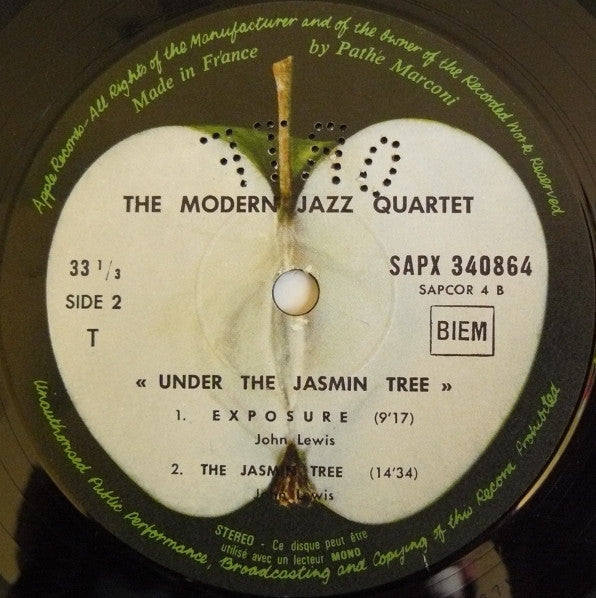 The Modern Jazz Quartet : Under The Jasmin Tree (LP)