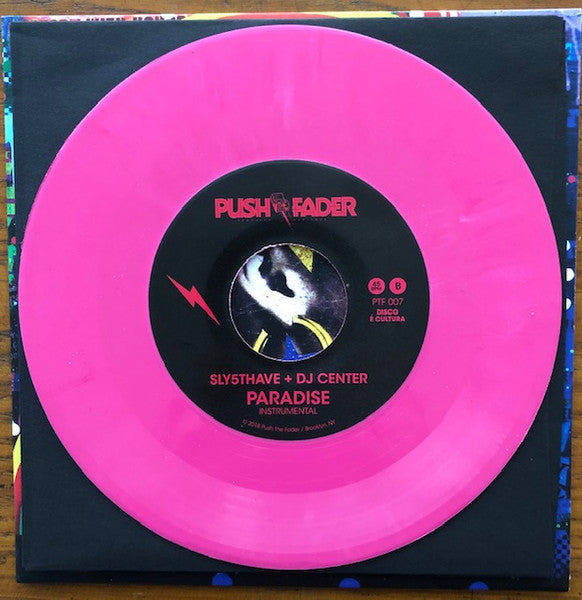 Sly 5th Ave + DJ Center : Paradise (7", Ltd, Pin)