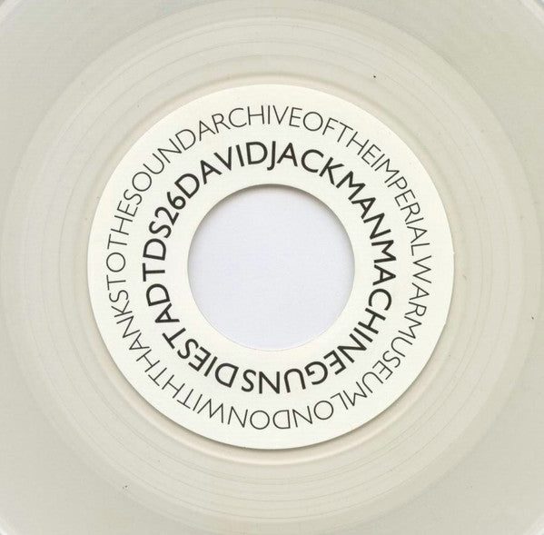David Jackman : Machine Guns (7", Single, Tra)