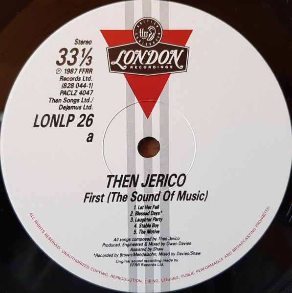 Then Jerico : First (The Sound Of Music) (LP, Album)