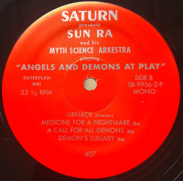 Sun Ra And His Myth Science Arkestra* : Angels And Demons At Play (LP, Album, Mono, RE, RM)