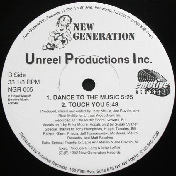 Unreel Productions Inc.* : House Jam (12")