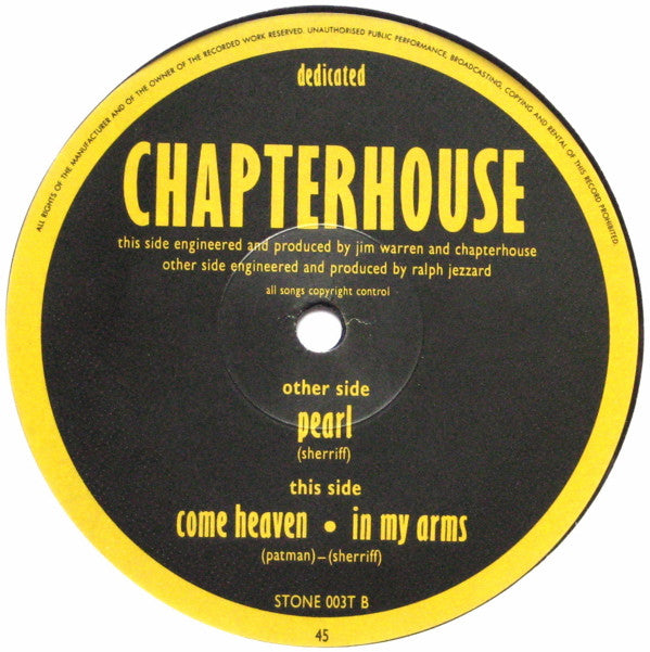 Chapterhouse : Pearl (12", Single)