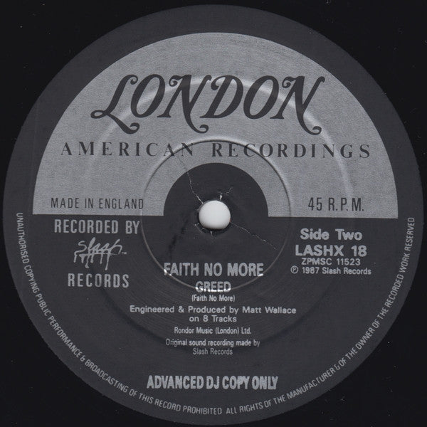 Faith No More : Anne's Song (12", Single, Promo)