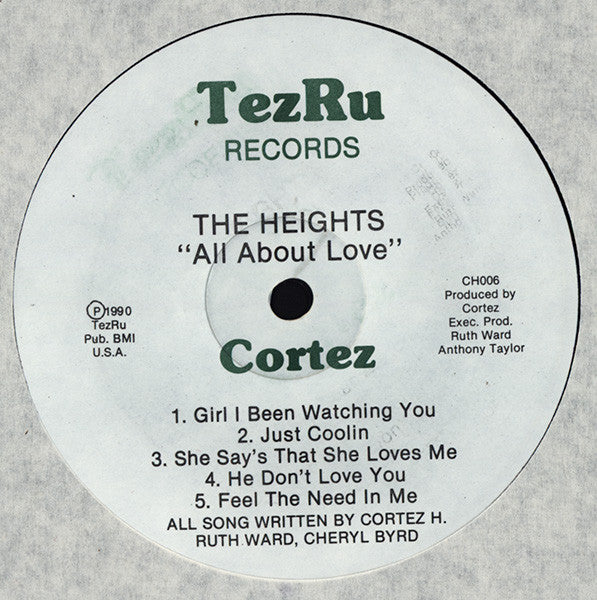 Cortez Harris : All About Love (LP)