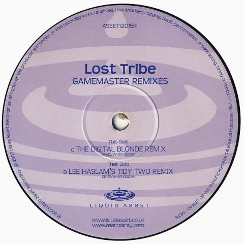 Lost Tribe : Gamemaster Remixes (12", Two)