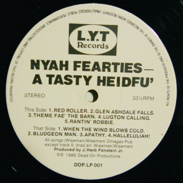 Nyah Fearties : A Tasty Heidfu' (12", MiniAlbum)
