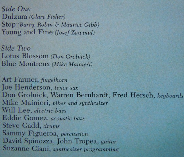 Art Farmer with Joe Henderson : Yama (LP, Album, Gat)