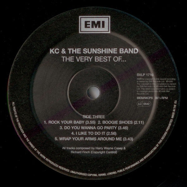 KC & The Sunshine Band : The Very Best Of (2xLP, Comp)