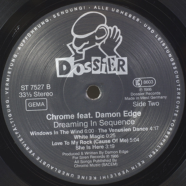 Chrome (8) Featuring Damon Edge : Dreaming In Sequence (LP)