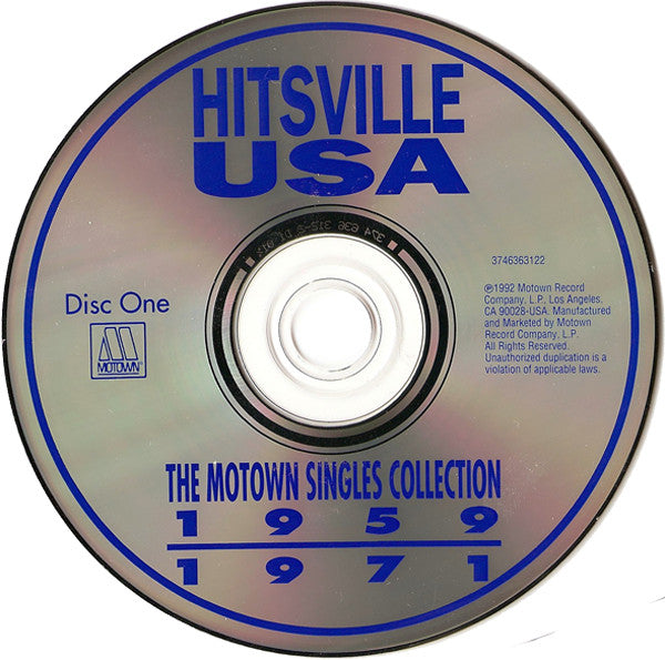 Various : Hitsville USA • The Motown Singles Collection 1959-1971 (4xCD, Comp, Mono + Box)