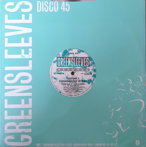 Culture T / Daddy Lilly : Killer Sound / Come Hot (12")
