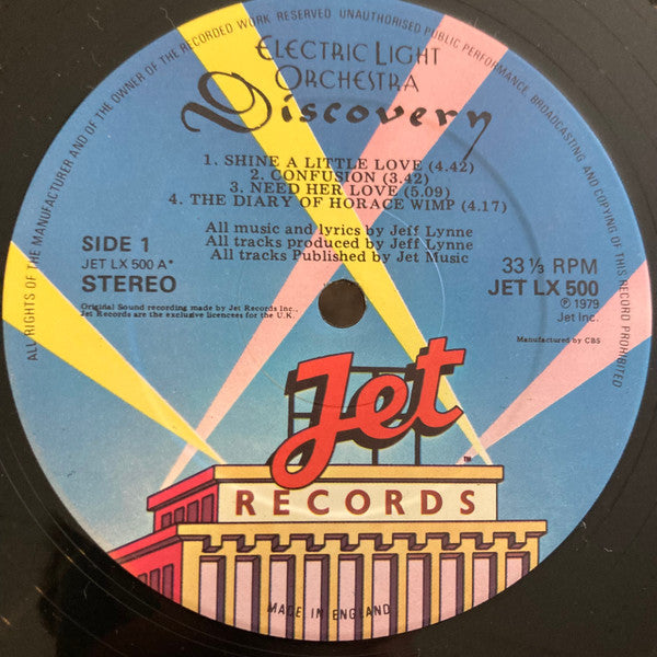 Electric Light Orchestra : Discovery (LP, Album, Gat)