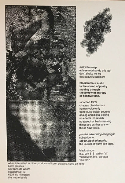 blackhumour : Romance (LP, Ltd, Num)