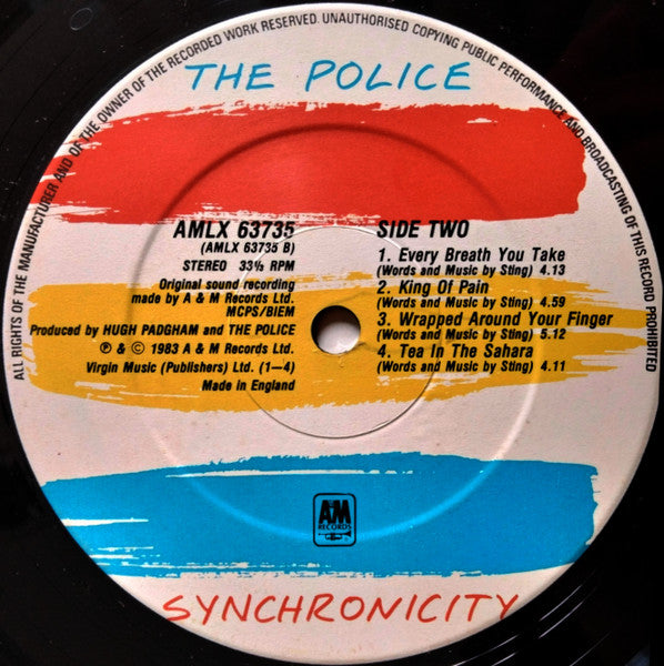 The Police : Synchronicity (LP, Album)