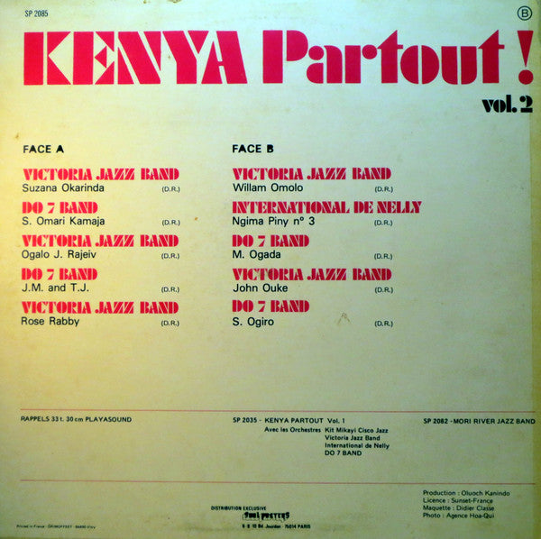Various : Kenya Partout ! Vol.2 (LP, Comp)