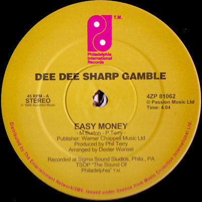 Dee Dee Sharp Gamble / The O'Jays : Easy Money / My Favourite Person (12")