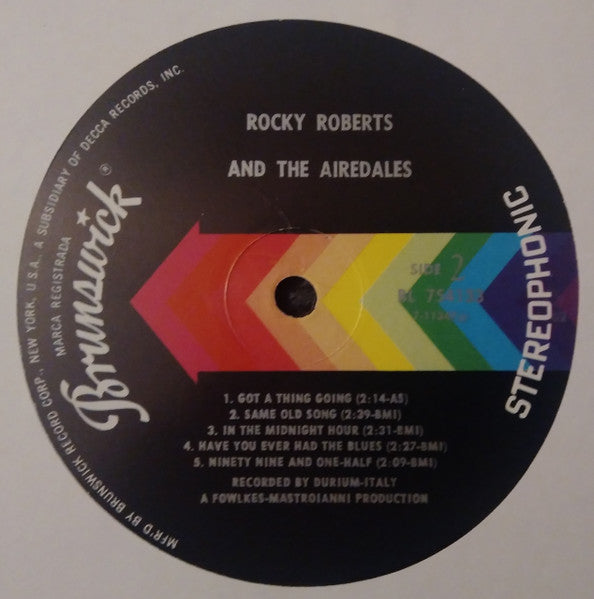 Rocky Roberts And The Airedales* : Rocky Roberts And The Airedales (LP, Album)