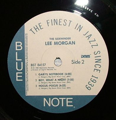 Lee Morgan : The Sidewinder (LP, Album, RE, RM)