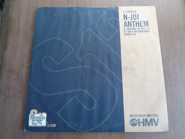 N-Joi : Anthem (12", RE, Blu)