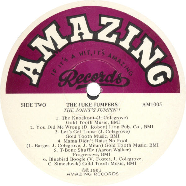 The Juke Jumpers : The Joint's Jumpin'! (LP, Album)