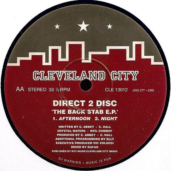 Direct 2 Disc : The Back Stab E.P. (12", EP)