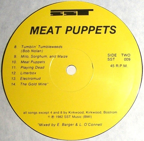 Meat Puppets : Meat Puppets (12", Album, RP)