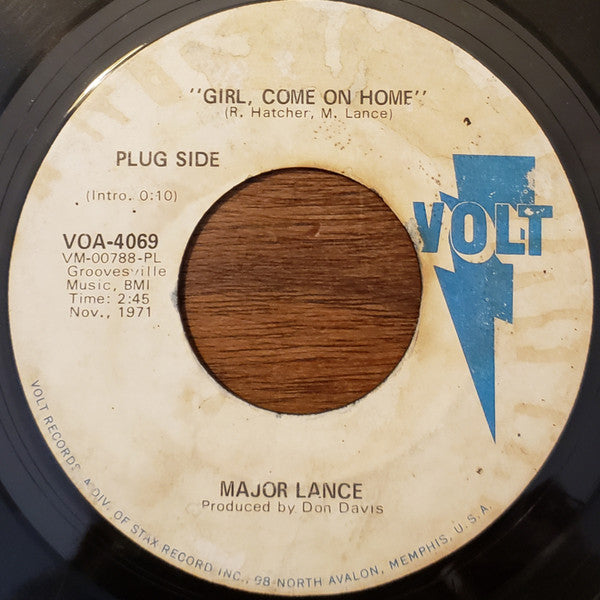 Major Lance : Girl, Come On Home (7", Promo)
