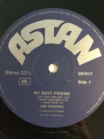 Jimi Hendrix : My Best Friend (LP, Dar)