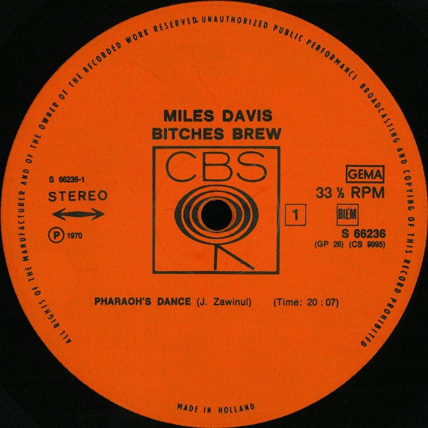 Miles Davis : Bitches Brew (2xLP, Album)
