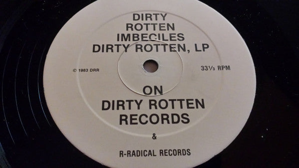 Dirty Rotten Imbeciles : Dirty Rotten LP (LP, Album, RE, Whi)