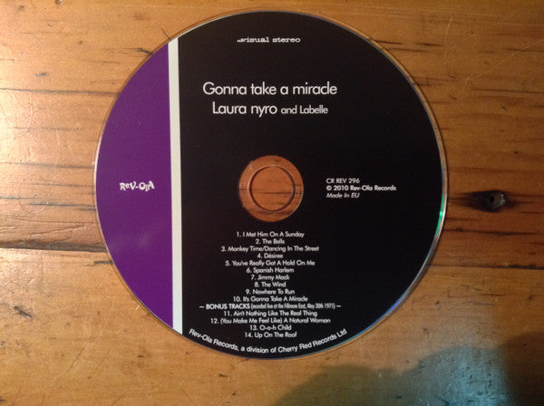 Laura Nyro And Labelle : Gonna Take A Miracle (CD, Album, RE)