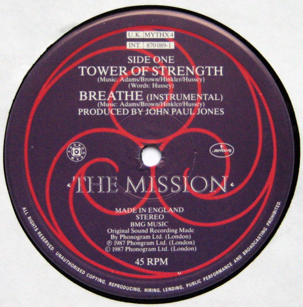 The Mission : Tower Of Strength (12", Single)