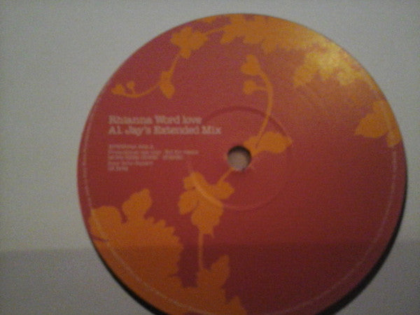 Rhianna : Word Love (12", Promo)