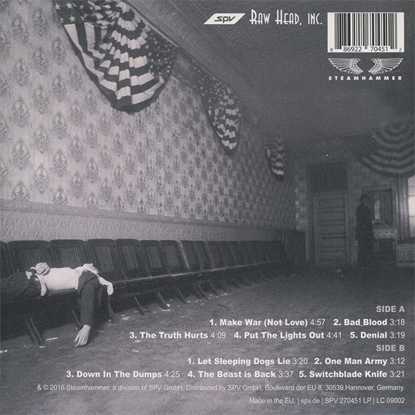 Pro-Pain : The Truth Hurts (LP, Album, RM, Bla + CD, Album, RM + RE)
