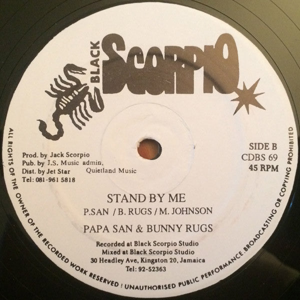 Papa San / Papa San & Bunny Rugs : Girls Every Day / Stand By Me (12")