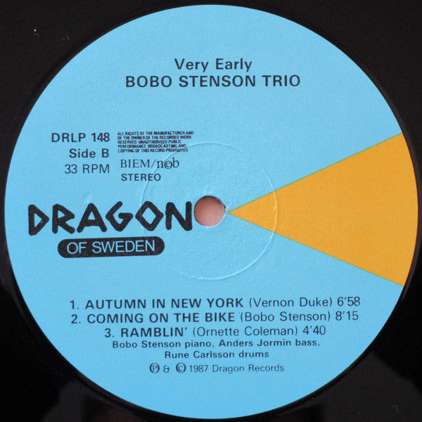 Bobo Stenson Trio : Very Early (LP, Album)