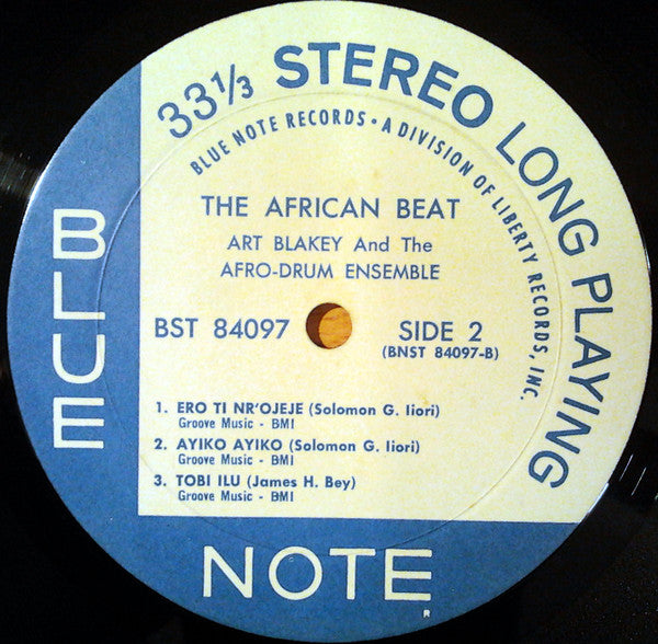 Art Blakey And The Afro-Drum Ensemble* : The African Beat (LP, Album, RP)