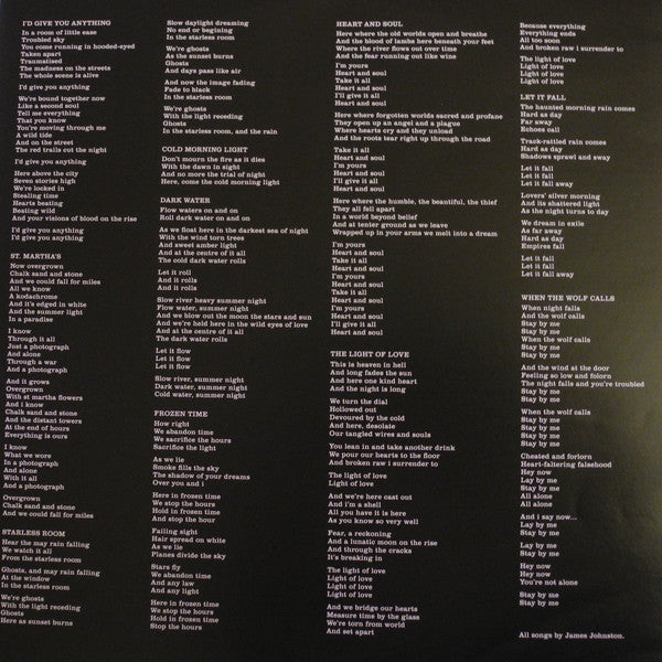 James Johnston : The Starless Room (LP, Album, 180)