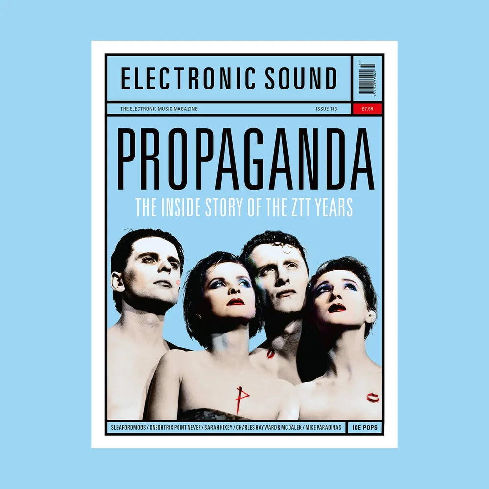 Electronic Sound - Propaganda + ‘Dr Mabuse’ / ‘Duel’ clear vinyl seven-inch single