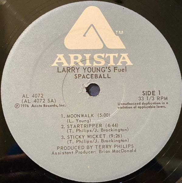 Larry Young's Fuel : Spaceball (LP, Album, PRC)