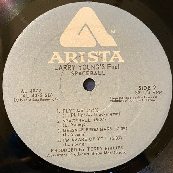 Larry Young's Fuel : Spaceball (LP, Album, PRC)