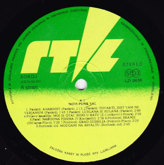 Various : Novi Punk Val 78-80 (LP, Comp)