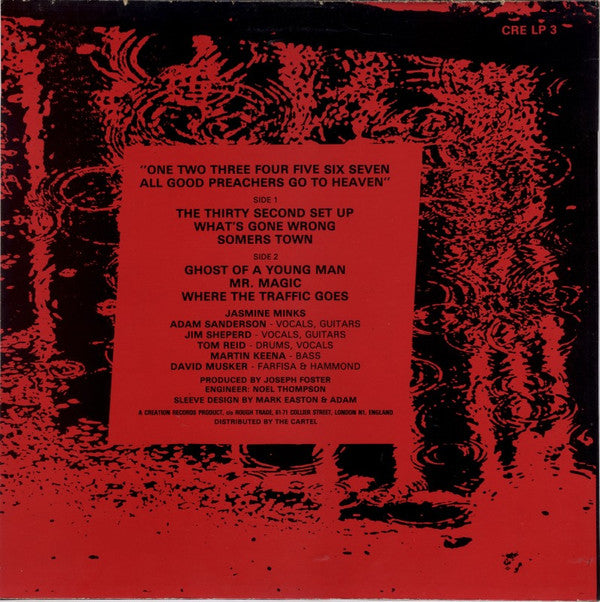 The Jasmine Minks : One Two Three Four Five Six Seven, All Good Preachers Go To Heaven (LP, MiniAlbum, Red)