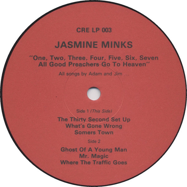 The Jasmine Minks : One Two Three Four Five Six Seven, All Good Preachers Go To Heaven (LP, MiniAlbum, Red)