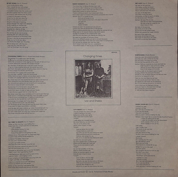 Ivor And Sheila : Changing Times (LP, Album)