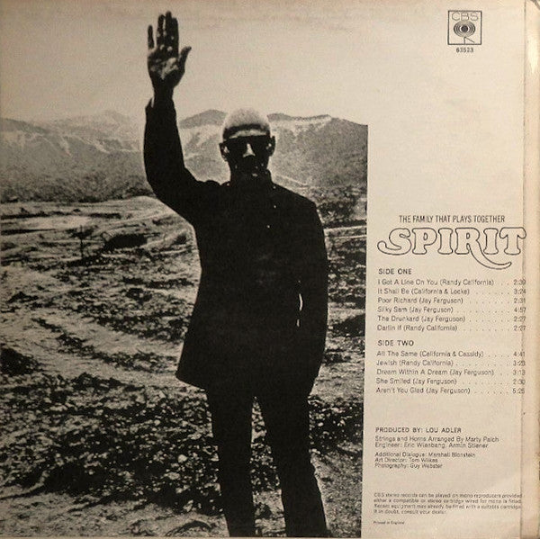 Spirit (8) : The Family That Plays Together (LP, Album, Two)